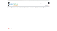 Desktop Screenshot of cricketstorecanada.com