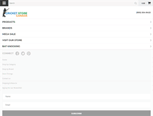 Tablet Screenshot of cricketstorecanada.com
